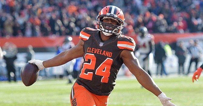 Nick Chubb capped a tremendous season by finishing atop our Browns player rankings. (USA Today)