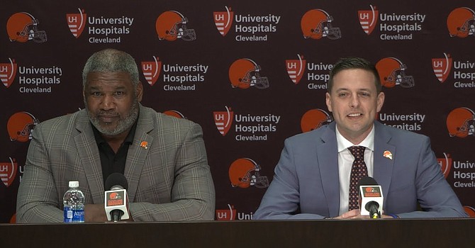 Personnel executives Alonzo Highsmith and Eliot Wolf have followed John Dorsey out the Browns' door. (Cleveland Browns)