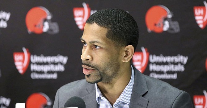 New Browns GM Andrew Berry will have to explain his role in a building a 1-31 team in his first go-round as Sashi Brown's top personnel assistant. (AP)