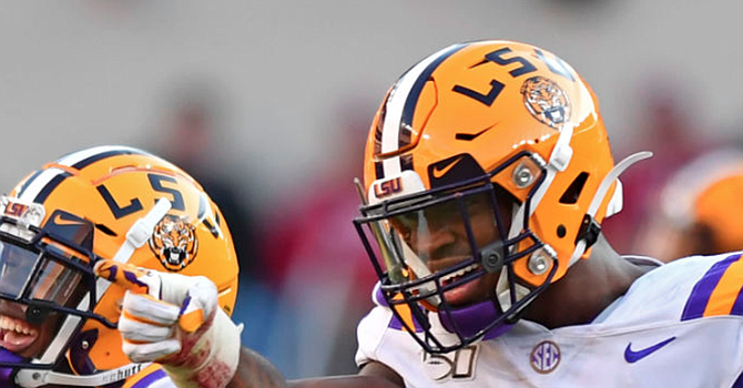 Edge rusher K'Lavon Chaisson may be another LSU defender for the Browns to consider in the first round of the draft. (theadvocate.com)