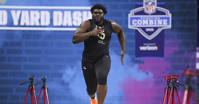 Mekhi Becton's 5.1 40 time was considered sensational for a man 6-7 and 360 pounds. (nfl.com)