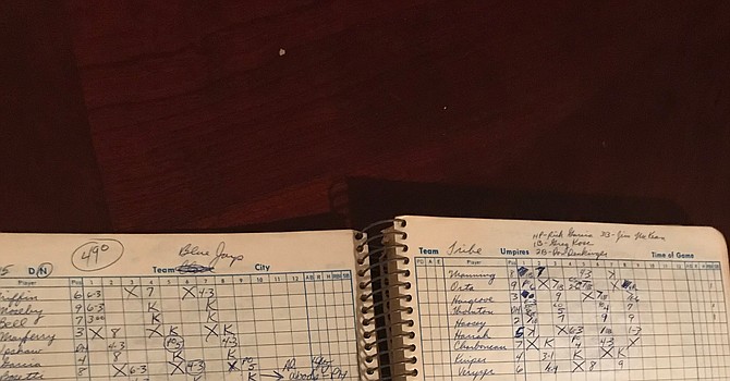 My Len Barker-autographed scorebook of his perfect game recently celebrated its 39th birthday. (TLOD.com)