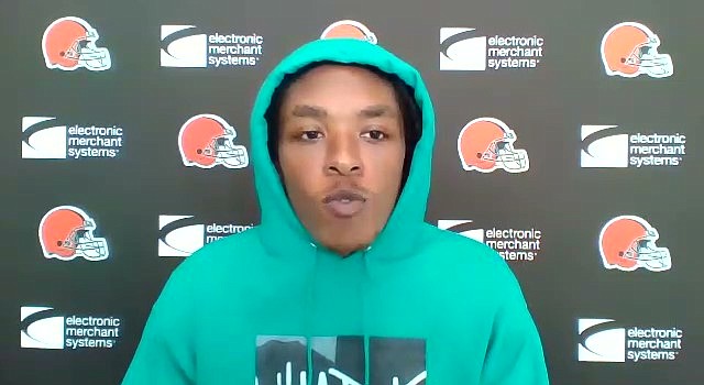 Second-year safety Sheldrick Redwine has been active in social justice dialogue, and now has a chance to be more active on the field. (Cleveland Browns)