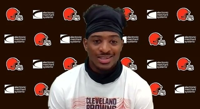 Hollywood Higgins predicts a big year for Baker Mayfield, which is why Higgins decided to return to the Browns on a one-year contract. (cleveland Browns)