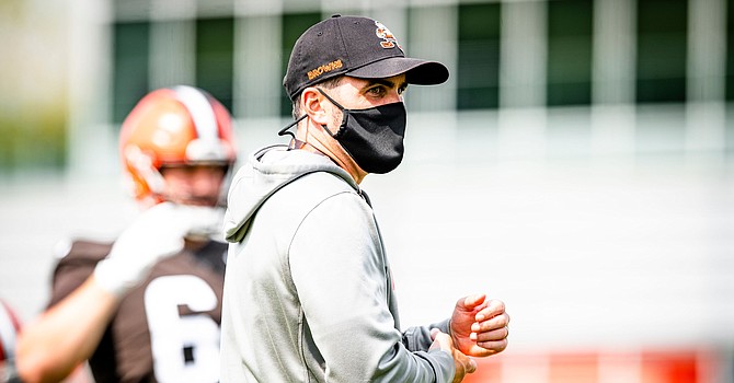A bad NFL coaching debut has unfairly turned up the heat already on Browns coach Kevin Stefanski. (Cleveland Browns)