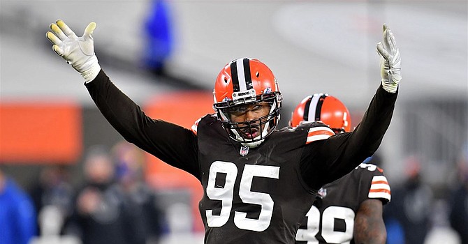 Behind Myles Garrett's exploits on the field and good deeds off it was the determination that last year's ugly incident with Pittsburgh's Mason Rudolph would not shake his spirt. (Pittsburgh Post-Gazette)
