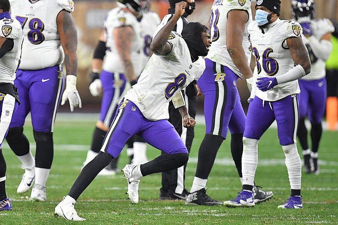 Lamar Jackson competes in 'Precision Passing'