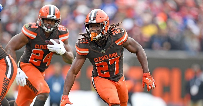 The goal of having two back exceed 1,000 yards rushing is still attainable for the Browns, but it comes after the goal of making the playoffs. (DraftKingsNation)