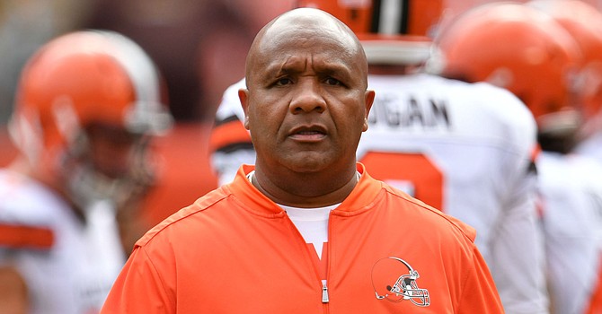 Hue Jackson made more revelations about his tumultuous time as Browns coach on two national podcasts on Wednesday. (SportingNews.com)