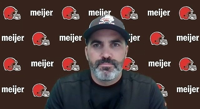 Kevin Stefanski is trying to toe the line between respecting his players' stance to boycott offseason practices and coaching his players on the field. (Cleveland Browns)