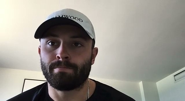 Baker Mayfield is happy about where he and the Browns are as he approaches their fourth year together. (Cleveland Browns)