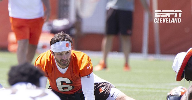 Baker Mayfield says he's in 'no rush' to sign a contract extension. The Browns might have other thoughts. (Rob Lorenzo/TLOD)