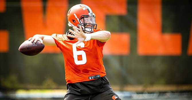 Baker Mayfield is taking ownership of the offense in the second year of Kevin Stefanski's system and expects to 'play a whole lot better' than last season. (Cleveland Browns)