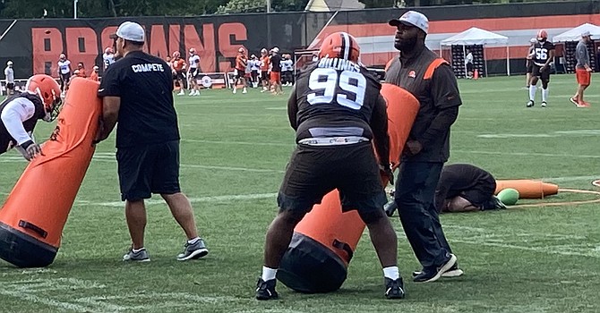 The center of the Browns' defensive line will be inhabited by Andrew Billings, one of the strongest men in the NFL. (TheLandOnDemand)