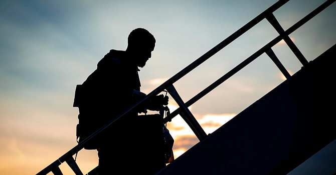 The Browns travel back to Cleveland. 
Matt Starkey/Cleveland Browns