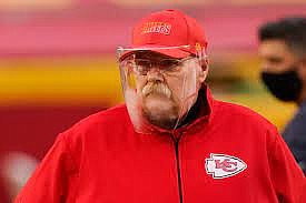 Chiefs coach Andy Reid is 7-1 in Game 1 with Kansas City and is 8-0 overall against the Browns in his illustrious career. (Associated Press)