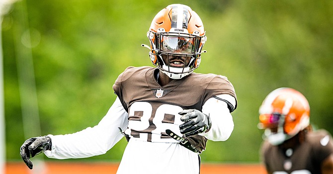 Rookie linebacker Jeremiah Owusu-Koramoah was drafted for his speed and he will get his NFL baptism against the Chiefs' offense that can turn any game into a track meet. (Cleveland Browns)