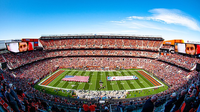 Kevin Stefanski welcomes a packed FirstEnergy Stadium for the first time as  Browns coach