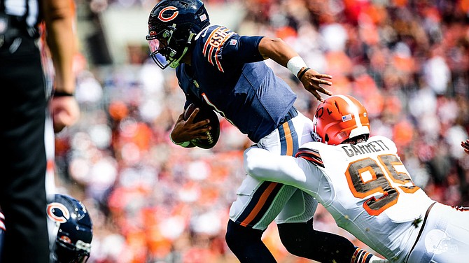 Garrett, Browns rough up rookie QB Fields, slam Bears 26-6