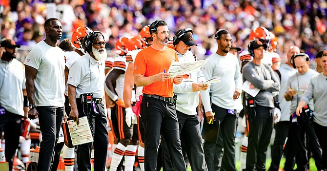 In his first game against his former team, Kevin Stefanski did not coach timidly. (Cleveland Browns)