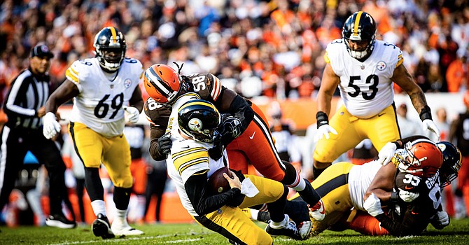 Malik McDowell got a sack in his first game ever against Browns-nemesis Ben Roethlisberger. (Cleveland Browns)