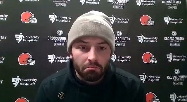 Baker Mayfield said he blew off his post-game media responsibilities because he was frustrated that he "played like [expletive]." (Cleveland Browns)