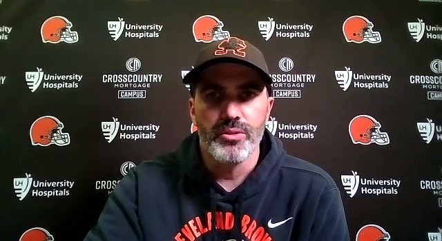 Kevin Stefanski won't cede play-calling duties to offensive coordinator Alex Van Pelt and won't change quarterbacks to light a spark to his slumping offense. (Cleveland Browns)