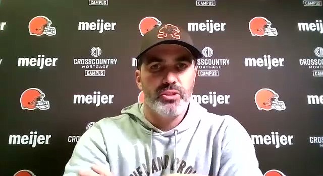 Kevin Stefanski has been through this drill before and remains unfazed from losing eight players due to COVID. (Cleveland Browns)