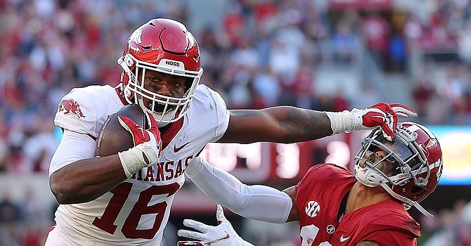 Treylon Burks would be the biggest, baddest receiver in a revamped Browns receiving room in need of playmakers. (Getty Images)