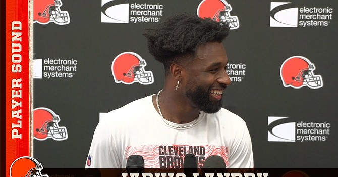 Jarvis Landry helped turn the Browns from perennial losers to a playoff winner in 2020, but his last two seasons in Cleveland were difficult ones for him. (Cleveland Browns)