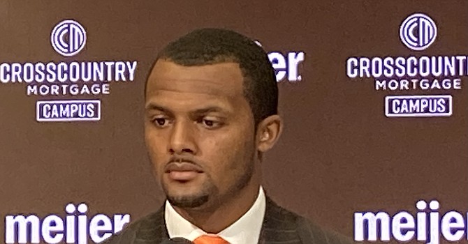 Deshaun Watson claims a record-breaking, fully guaranteed $230 million contract is not what changed his mind to choose the Browns over three other teams. (TheLandOnDemand)