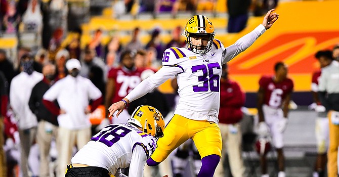 Could the Browns' next kicker be found in the 2022 draft, perhaps LSU's Cade York?