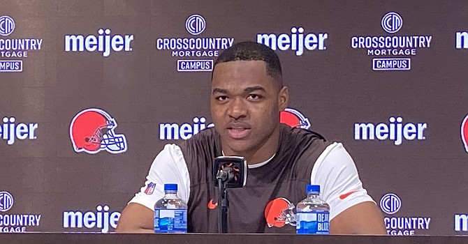New Browns receiver Amari Cooper is ready to go to work to prove he deserves to be Deshaun Watson's go-to target. (TheLandOnDemand)