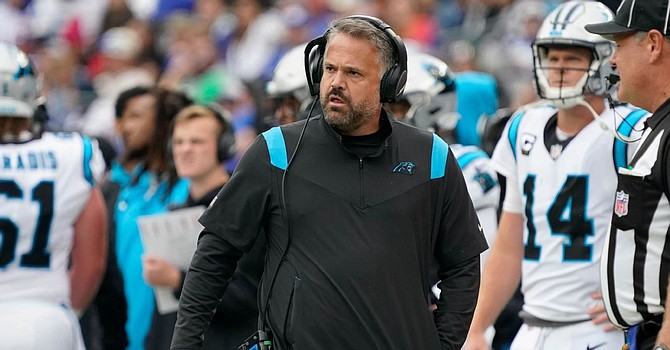 Panthers coach Matt Rhule enters 2022 'on the hot seat.' A trade for Baker Mayfield would seem a better option for him than drafting a QB. (ESPN.com)