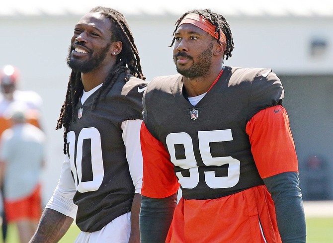 Myles Garrett among veterans who attended Browns' first OTA practice