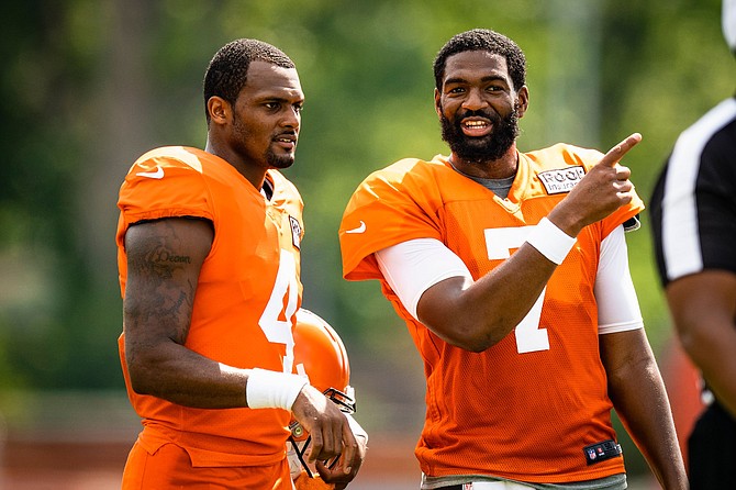 Jacoby Brissett gets praise, could benefit Cleveland Browns in 2024 - Dawgs  By Nature