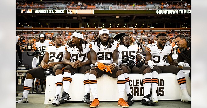 On their 53-player roster, the Browns moved Demetric Felton to an already crowded running back room. (Cleveland Browns)