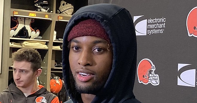 Denzel Ward missed three games with the third concussion of his five-year NFL career. He said he is unconcerned about the long-term effects of the brain injuries. (TheLandOnDemand)