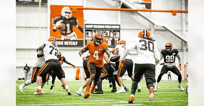 Will we see Deshaun Watson handing off against the Texans' 32nd-ranked run defense, or will Kevin Stefanski let him chuck the ball around in his first Browns' appearance? (Cleveland Browns)