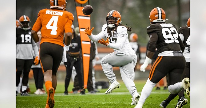 Jacoby Brissett wins Browns Good Guy Award, Joel Bitonio wins Player of the  Year