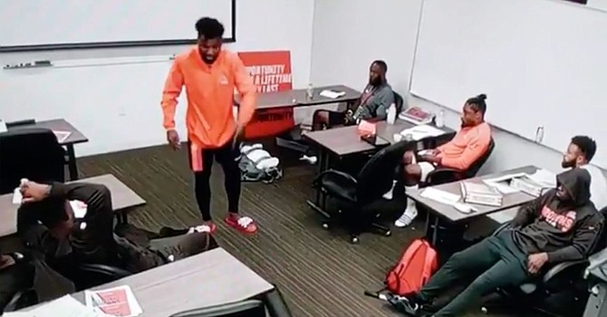 Jarvis Landry's 'It's contagious' speech in the receivers' room in the first episode of 'Hard Knocks' in 2018 still resonates with his former teammates five years later.