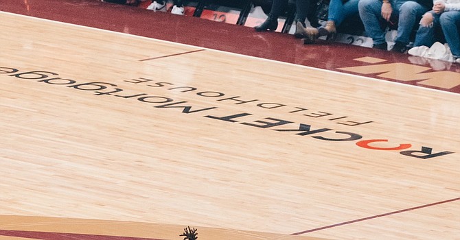 Cavaliers guard Darius Garland and Nets guard Kyrie Irving. ESPN Cleveland/Rob Lorenzo