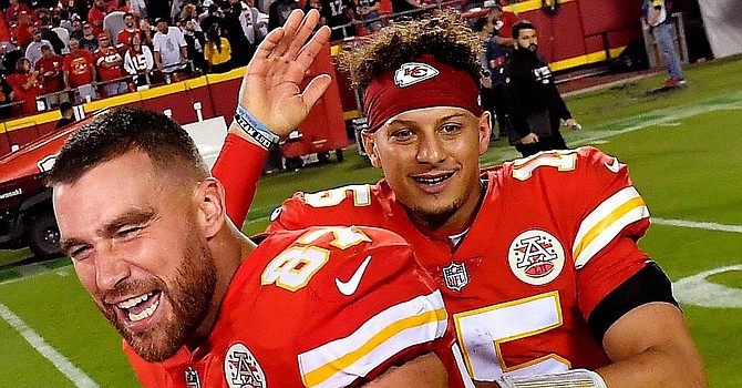 Super Bowl 57 may come down to how well the Eagles can slow down the indomitable duo of Patrick Mahomes and Travis Kelce. (Kansas City Star)