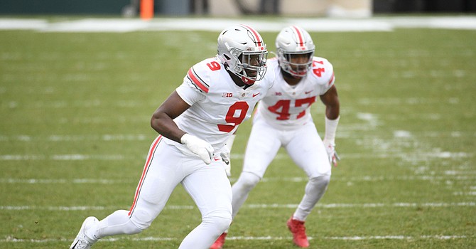 If the Browns could turn in a card right now for their top pick, defensive end Zach Harrison of Ohio State might be their No. 1 choice. (USA Today)