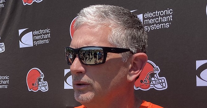 New Browns defensive coordinator Jim Schwartz will shift the emphasis of the team's defense from the secondary to the defensive front. (TheLandOnDemand)