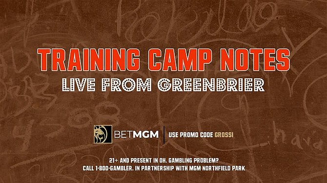 Cleveland Browns training camp at the Greenbrier - West Virginia Daily News