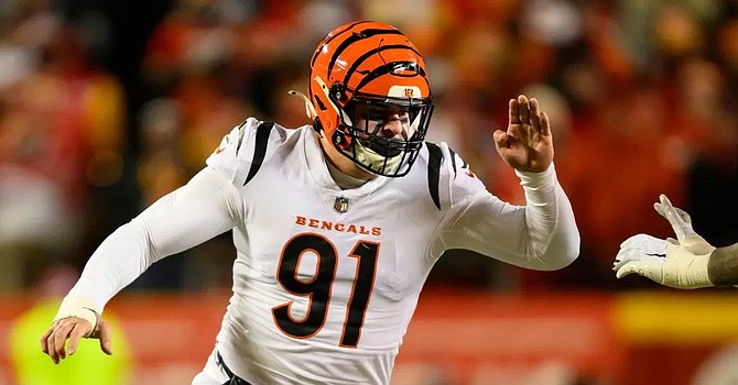 Bengals pass rusher Trey Hendrickson has personal motivation to go out with a bang in his final game against the Browns. He's tied with T.J. Watt for the NFL sack lead with 17.