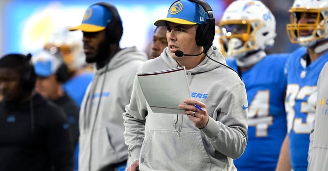 Former Chargers offensive coordinator Kellen Moore is the latest coach the Browns want to interview for their OC vacancy.