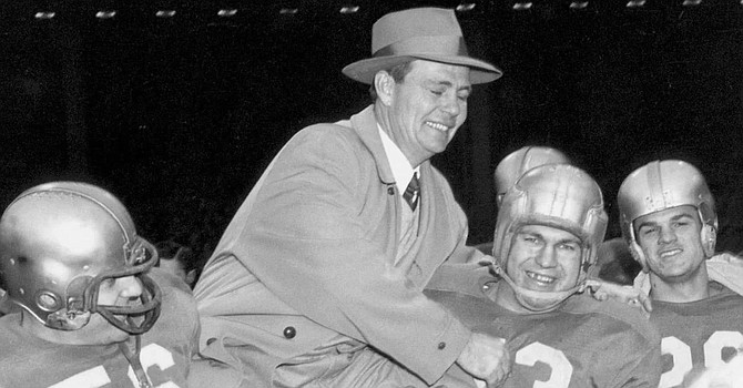 Buddy Parker defeated Paul Brown's dynasty Cleveland Browns two times in three NFL championship game appearances. But he came up short again in voting for the Pro Football Hall of Fame. (Getty Images)