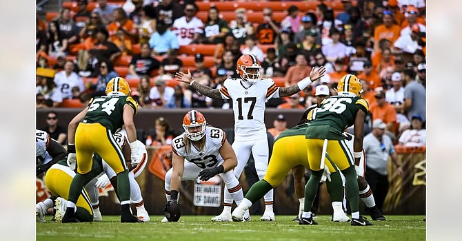 Dorian Thompson-Robinson led the Browns to their only touchdown and completed 14 of 18 passes in his preseason debut. (Cleveland Browns)